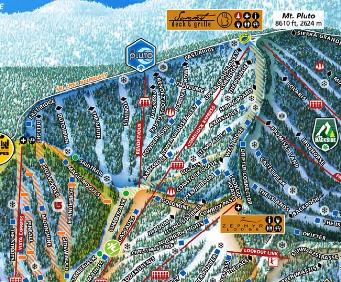 northstar ski resort map